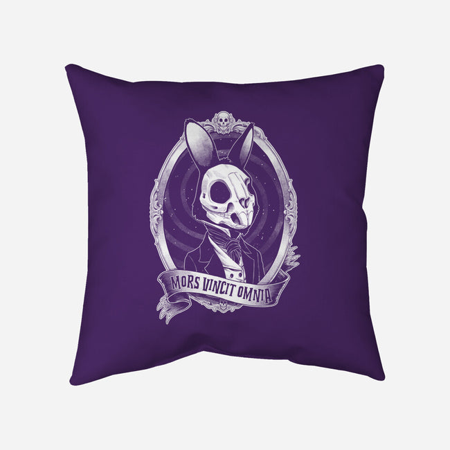 Gothic Rabbit-None-Removable Cover-Throw Pillow-Studio Mootant