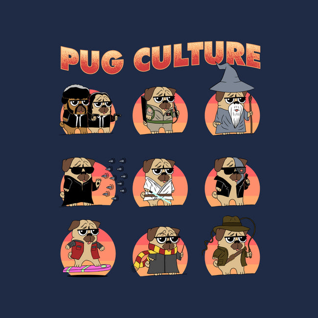 Pug Culture-Womens-V-Neck-Tee-sachpica
