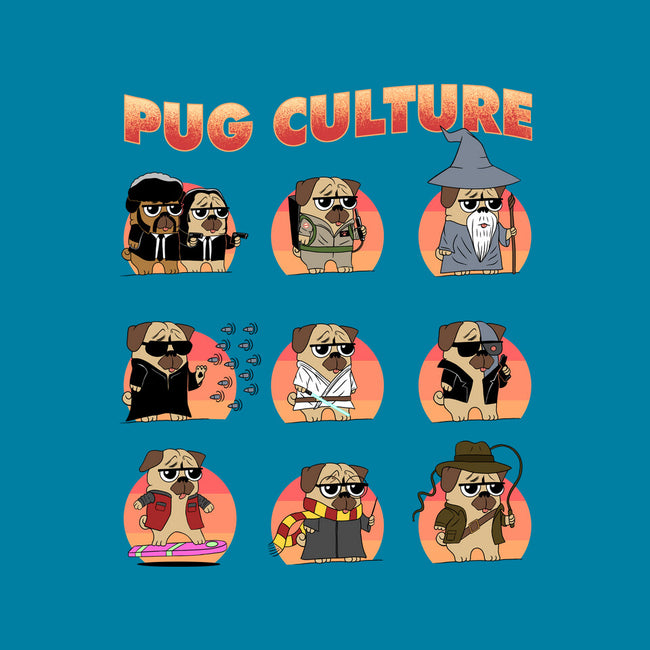 Pug Culture-None-Beach-Towel-sachpica