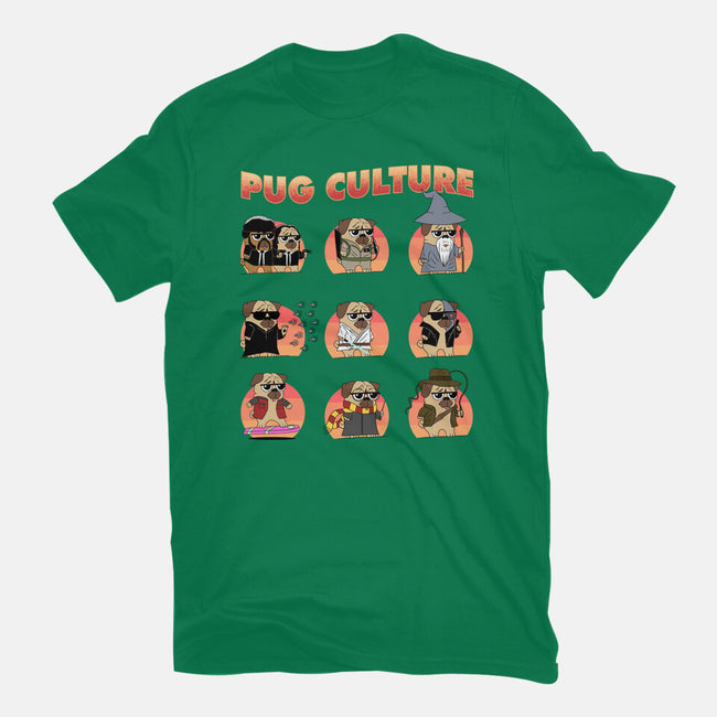 Pug Culture-Womens-Fitted-Tee-sachpica