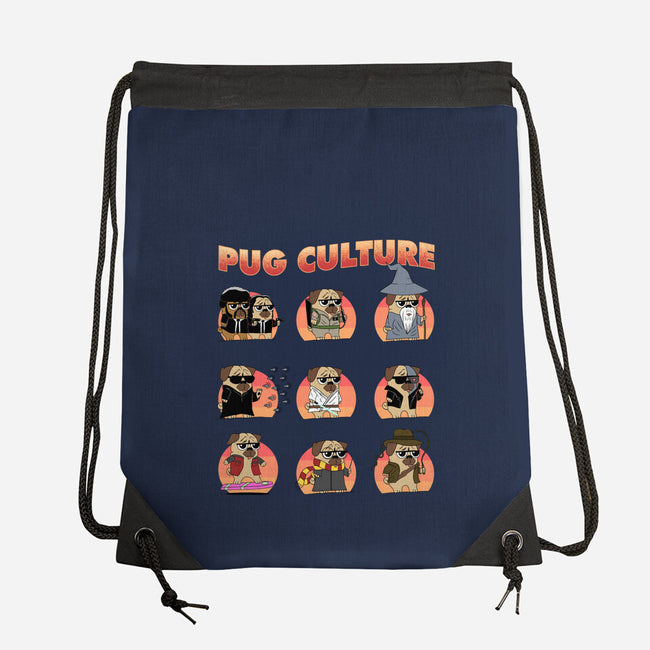 Pug Culture-None-Drawstring-Bag-sachpica