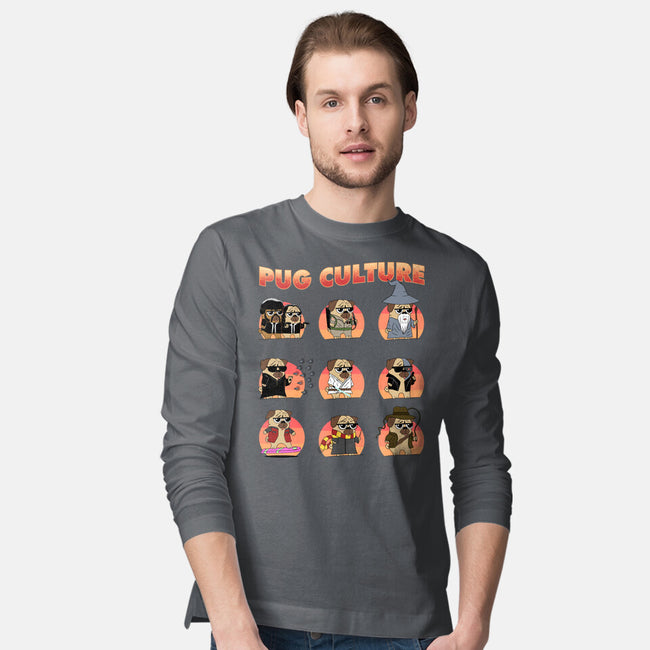 Pug Culture-Mens-Long Sleeved-Tee-sachpica