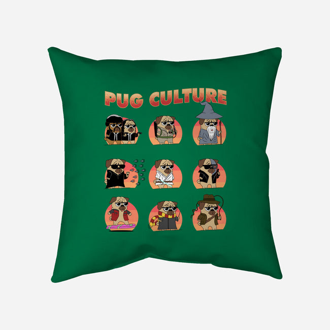 Pug Culture-None-Non-Removable Cover w Insert-Throw Pillow-sachpica