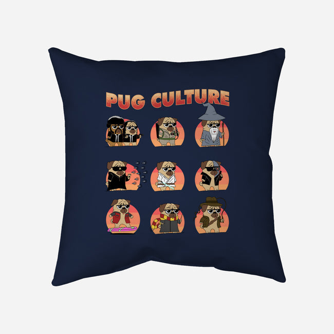 Pug Culture-None-Removable Cover w Insert-Throw Pillow-sachpica