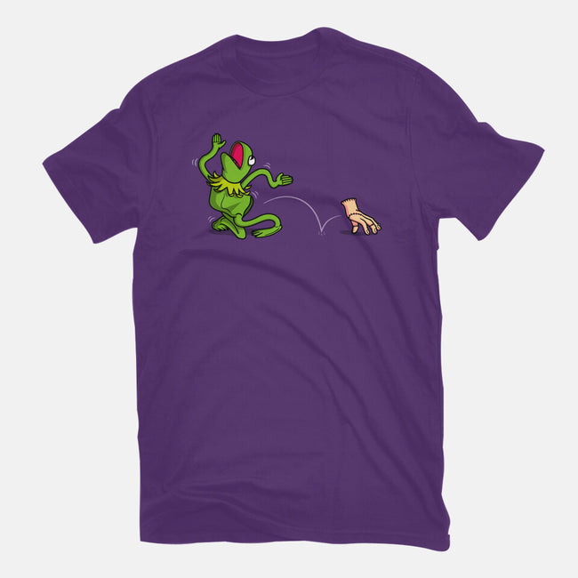 Empty Frog-Womens-Fitted-Tee-Raffiti
