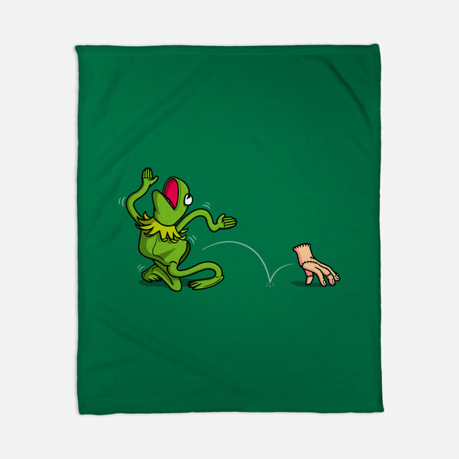 Empty Frog-None-Fleece-Blanket-Raffiti