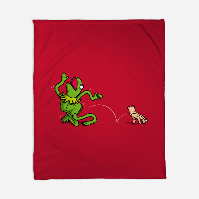 Empty Frog-None-Fleece-Blanket-Raffiti