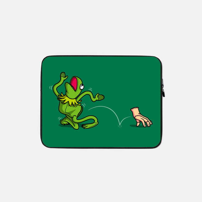 Empty Frog-None-Zippered-Laptop Sleeve-Raffiti