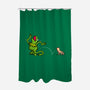 Empty Frog-None-Polyester-Shower Curtain-Raffiti