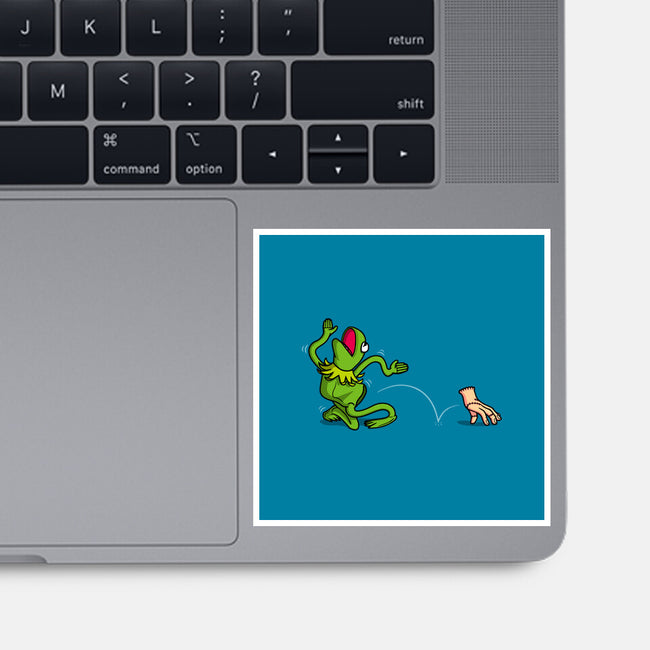 Empty Frog-None-Glossy-Sticker-Raffiti