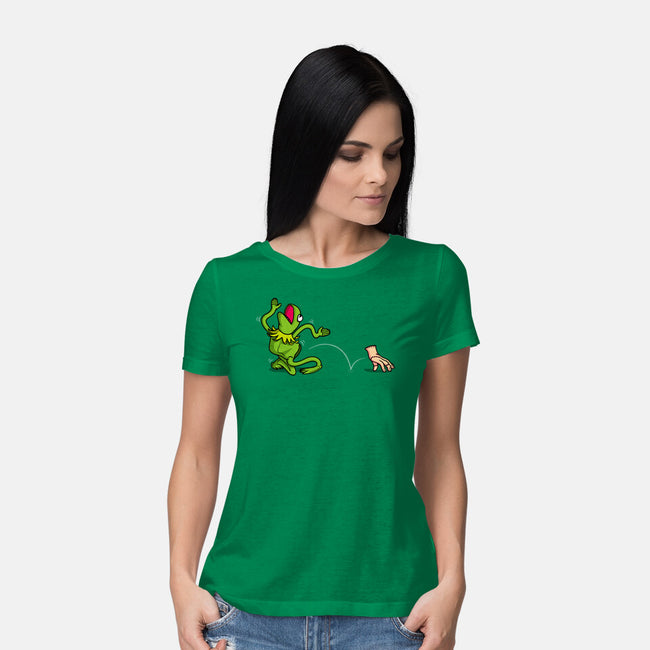 Empty Frog-Womens-Basic-Tee-Raffiti