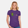 Empty Frog-Womens-Fitted-Tee-Raffiti