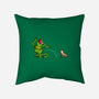 Empty Frog-None-Removable Cover-Throw Pillow-Raffiti