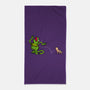 Empty Frog-None-Beach-Towel-Raffiti