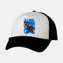 Blue Susanoo-Unisex-Trucker-Hat-alanside