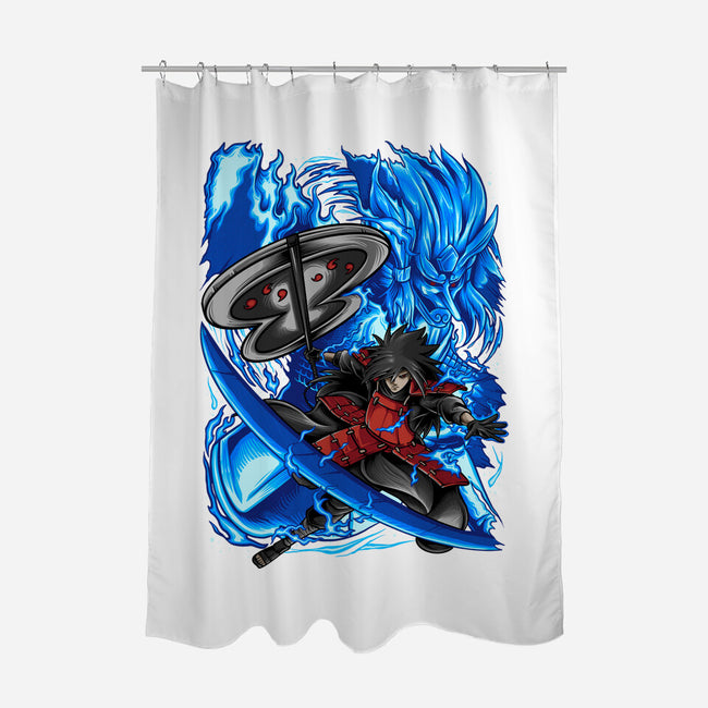 Blue Susanoo-None-Polyester-Shower Curtain-alanside