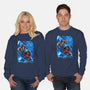 Blue Susanoo-Unisex-Crew Neck-Sweatshirt-alanside