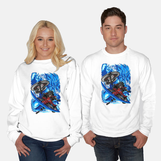 Blue Susanoo-Unisex-Crew Neck-Sweatshirt-alanside