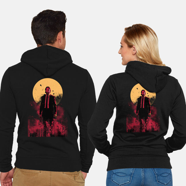 The Boogeyman Under The Sun-Unisex-Zip-Up-Sweatshirt-ddjvigo