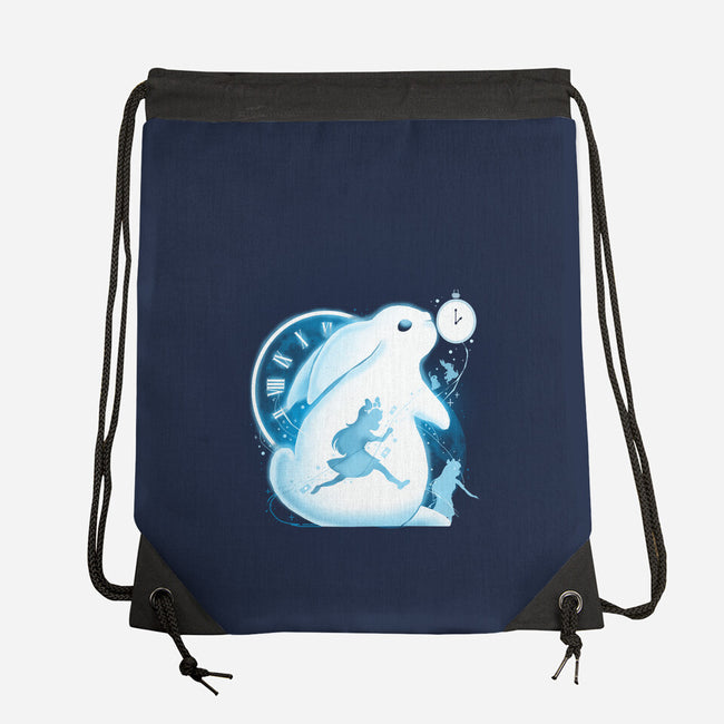 The Rabbit Hole-None-Drawstring-Bag-Vallina84