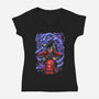 Madara Uchiha-Womens-V-Neck-Tee-Nihon Bunka