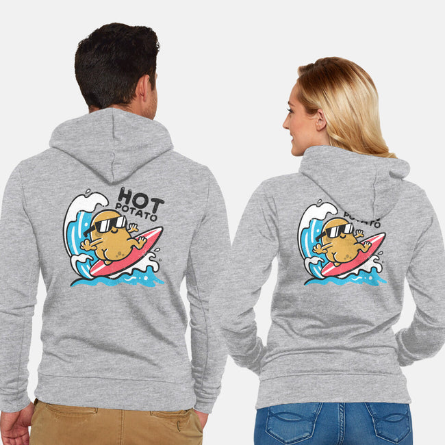 Hot Potato-Unisex-Zip-Up-Sweatshirt-NemiMakeit