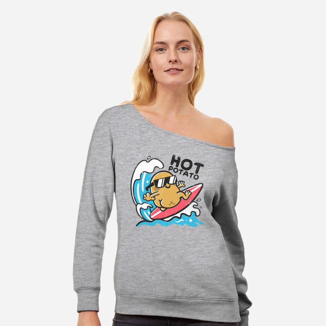 Hot Potato-Womens-Off Shoulder-Sweatshirt-NemiMakeit