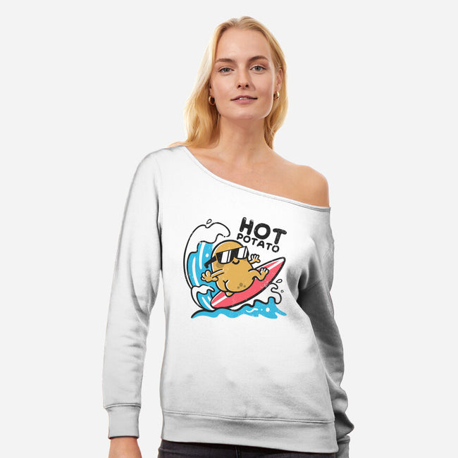 Hot Potato-Womens-Off Shoulder-Sweatshirt-NemiMakeit