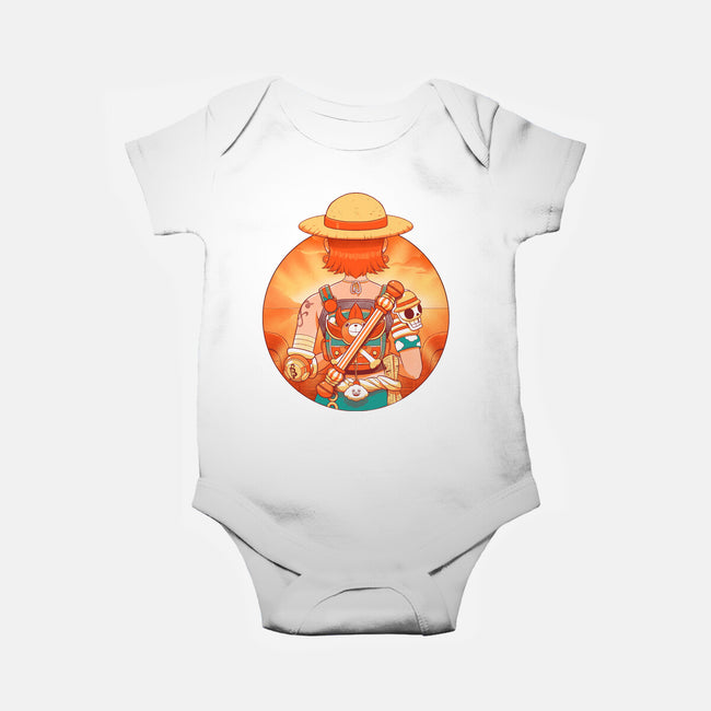 Summer Piece-Baby-Basic-Onesie-Bruno Mota