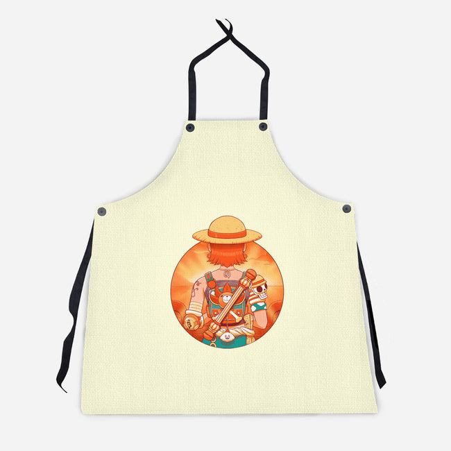 Summer Piece-Unisex-Kitchen-Apron-Bruno Mota