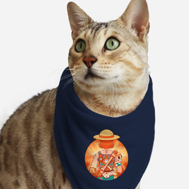 Summer Piece-Cat-Bandana-Pet Collar-Bruno Mota