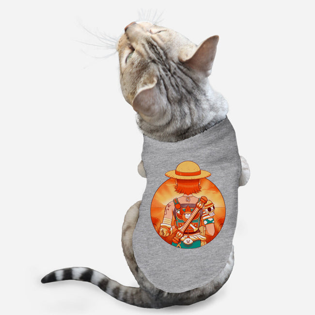 Summer Piece-Cat-Basic-Pet Tank-Bruno Mota