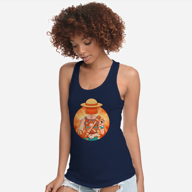 Summer Piece-Womens-Racerback-Tank-Bruno Mota