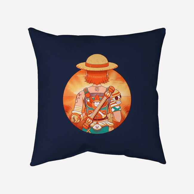 Summer Piece-None-Non-Removable Cover w Insert-Throw Pillow-Bruno Mota