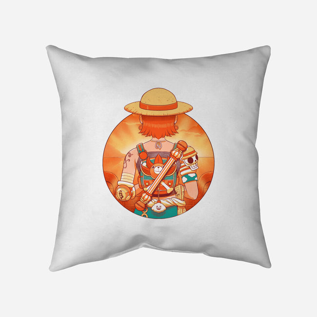 Summer Piece-None-Non-Removable Cover w Insert-Throw Pillow-Bruno Mota