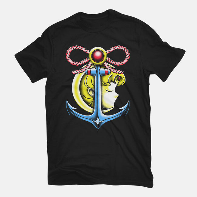 Anchor Moon-Unisex-Basic-Tee-estudiofitas