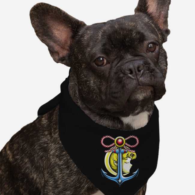 Anchor Moon-Dog-Bandana-Pet Collar-estudiofitas