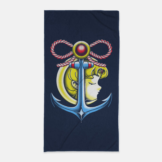 Anchor Moon-None-Beach-Towel-estudiofitas