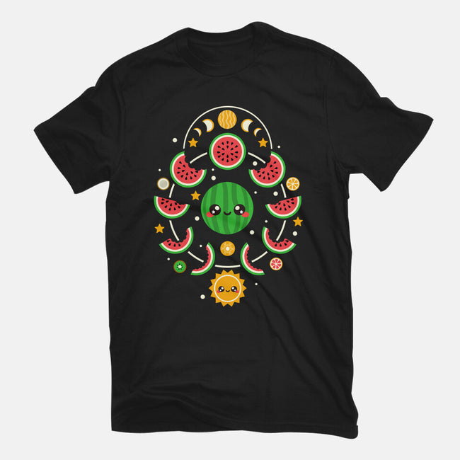 Watermelon Moon Phases-Mens-Heavyweight-Tee-NemiMakeit