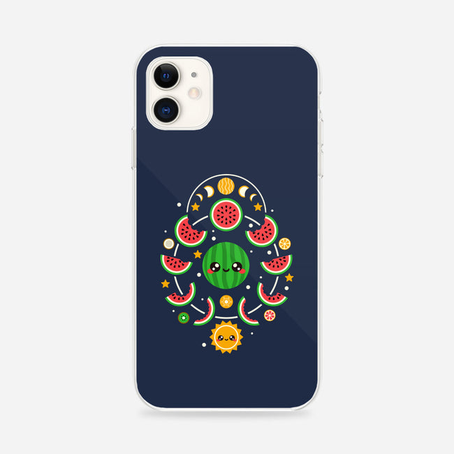 Watermelon Moon Phases-iPhone-Snap-Phone Case-NemiMakeit