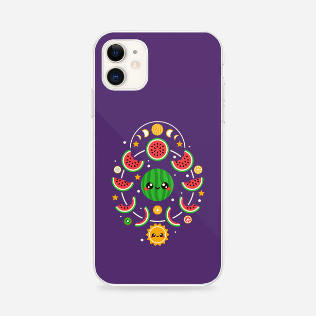 Watermelon Moon Phases-iPhone-Snap-Phone Case-NemiMakeit