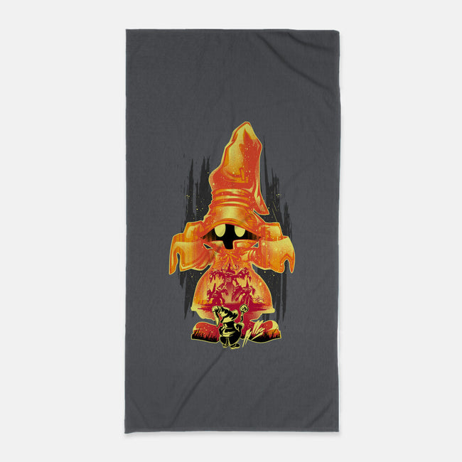 Black Wizard Vivi-None-Beach-Towel-hypertwenty