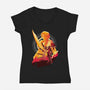 Ultimate Weapon-Womens-V-Neck-Tee-hypertwenty