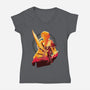 Ultimate Weapon-Womens-V-Neck-Tee-hypertwenty