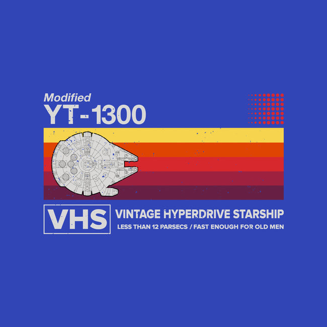 Vintage Hyperdrive Starship-None-Stretched-Canvas-retrodivision