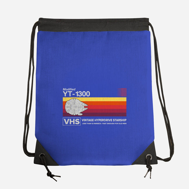 Vintage Hyperdrive Starship-None-Drawstring-Bag-retrodivision