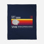 Vintage Hyperdrive Starship-None-Fleece-Blanket-retrodivision