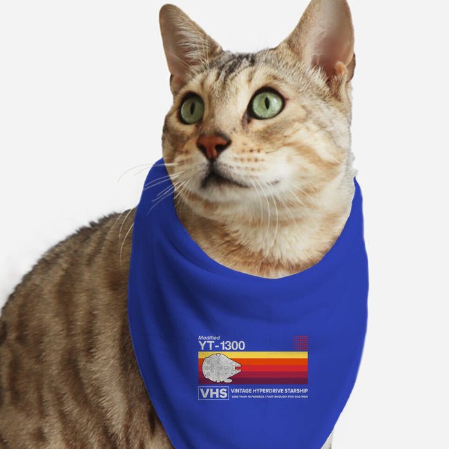 Vintage Hyperdrive Starship-Cat-Bandana-Pet Collar-retrodivision