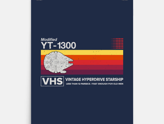 Vintage Hyperdrive Starship