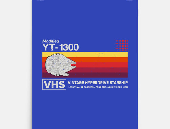 Vintage Hyperdrive Starship